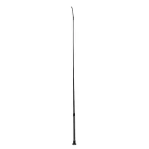 TuffRider Gel Dressage Whip STD- Black/Gun Metal