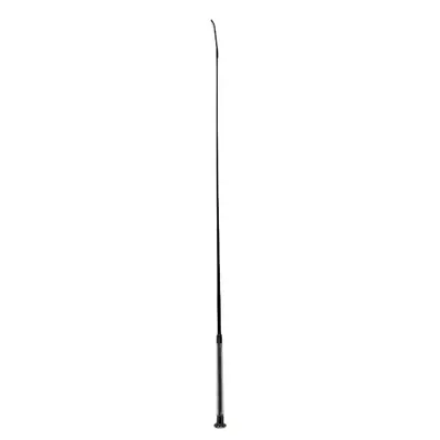 TuffRider Gel Dressage Whip STD- Black/Gun Metal