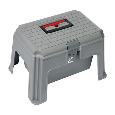 TuffRider Super Grooming Box With Stool - Grey
