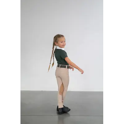 FreeRide Equestrian FreeRide Equestrian - Children’s Beige Lux Knee Patch Jodhpur -