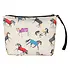 AWST int'l AWST Int’l Horses in Blankets Accessory Bag - Beige STD