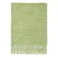 AWST int'l AWST Int’l Lila Linear Horses Pashmina Scarf - Olive