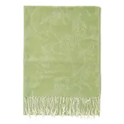 AWST int'l AWST Int’l Lila Linear Horses Pashmina Scarf - Olive