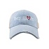 KatyDid KatyDid - Boy Mom (Red Heart) Denim Trucker Hat - Denim Blue
