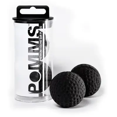 Pomms - 2pk Earplugs Black Horse