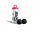 Pomms - 2pk Earplugs Black Pony