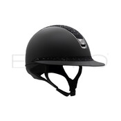 Samshield Samshield 2.0 Miss Shield Shadowmatt Crystal Leaf Top & Front Band, Black Chrome Trim & Blazon