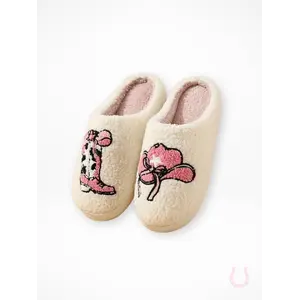 Bridle Up Hope Bridle Up Hope-Cowgirl Chic Slippers