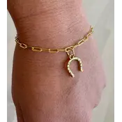 Bridle Up Hope Hope Horseshoe Bracelet