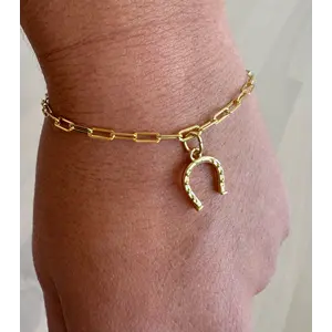Bridle Up Hope Hope Horseshoe Bracelet