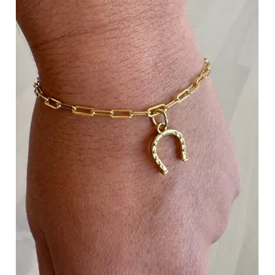 Bridle Up Hope Hope Horseshoe Bracelet