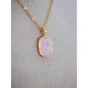 Bridle Up Hope Pink Horseshoe Pendant