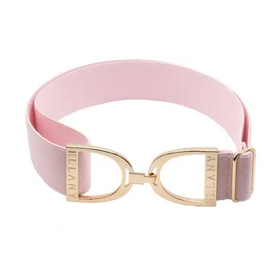 Hutson x Ellany Ellany Pinkalicious - 1.5” Gold Stirrup Elastic Belt