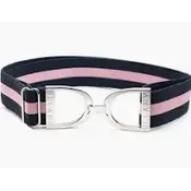 Hutson x Ellany Ellany Blue Duck Memorial - 1.5” Silver Stirrup Elastic Belt