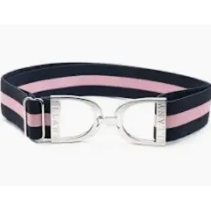 Hutson x Ellany Ellany Blue Duck Memorial - 1.5” Silver Stirrup Elastic Belt