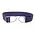 Hutson x Ellany Ellany Amethyst - 1.5" Silver Stirrup Elastic Belt