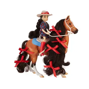 Breyer Breyer - Nora & Boots - Western Rider & Bay Pony