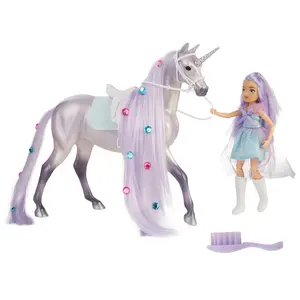 Breyer Breyer - Twila & Moonstone - Fantasy Rider & Unicorn