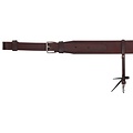 Circle Y Circle Y - Smooth Lightweight  Brass Flank Cinch 1 3/4" X 3" - Walnut