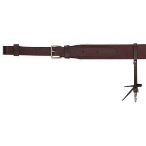 Circle Y Circle Y - Smooth Lightweight  Brass Flank Cinch 1 3/4" X 3" - Walnut