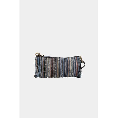 Faire Mary Frances - Day Dreamer Denim Rainbow Leather Handbag