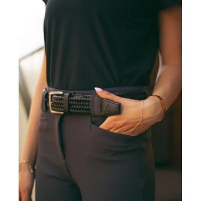 Criniere Life Criniere Life - Chloe Lightweight Breeches - Graphite - Knee Patch