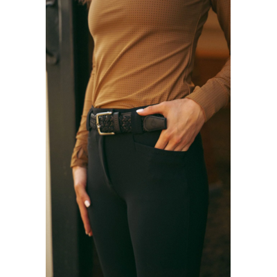 Criniere Life Criniere Life - Chloe Lightweight Breeches - Black - Knee Patch