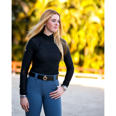 Criniere Life Criniere Life - High Compression Juliette Breeches - Slate Blue - Full Seat