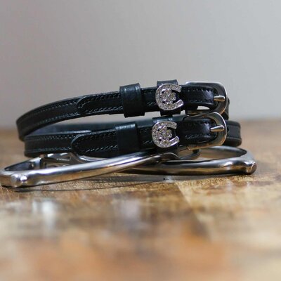 Dreamers & Schemers D&S - Horse Shoe Clover Spur Straps - 18"