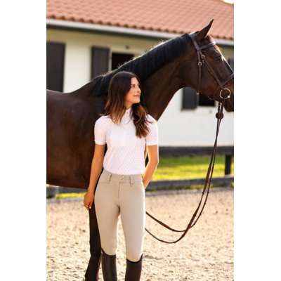 Criniere Life Criniere Life - Juliette High Compression Breeches - Knee Patch - Sandy Beige