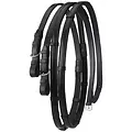 Ovation Ovation - Rubber Line Reins w/ Leather Stops -  Black - 5/8 x 54"