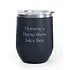 Unsustainable Equestrian Unsustainable Equestrian - Wine Tumbler 12oz - Mommy's Juice Box - Navy Blue