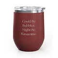 Unsustainable Equestrian Unsustainable Equestrian - Wine Tumbler 12oz - Bubbles or Banamine - Maroon