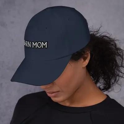 Unsustainable Equestrian Unsustainable Equestrian - "Barn Mom" Navy - Dad Hat