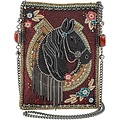 Mary Frances Accessories Mary Frances - Let’s Gallop Beaded Black Horse Mini Crossbody Handbag