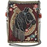Mary Frances Accessories Mary Frances - Let’s Gallop Beaded Black Horse Mini Crossbody Handbag