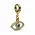 Dubois Cheval Dubois Cheval - Braid Charm - Sparkly Evil Eye
