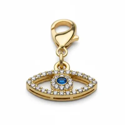 Dubois Cheval Dubois Cheval - Braid Charm - Sparkly Evil Eye