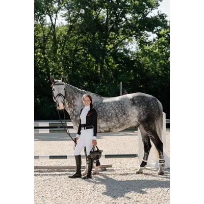 70 Degrees 70° Short Sleeve Bib Show Shirt - Black