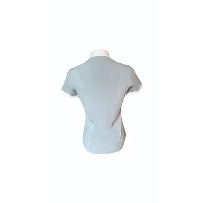 70 Degrees 70° Short Sleeve Bib Show Shirt - Blue Quartz