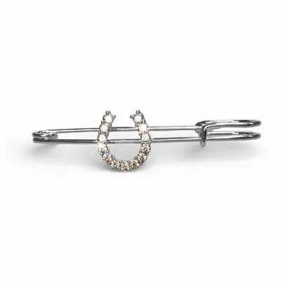 DBC Sparkly Horseshoe Stock Pin