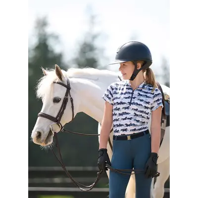 Kerrits Kerrits SS 26' - Kids Equibreeze Ice Fil Short Sleeve Shirt - Print