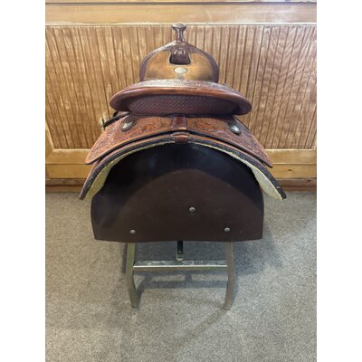 Used Greenville Billy Cook Reining Saddle - 16.5” Regular Tree