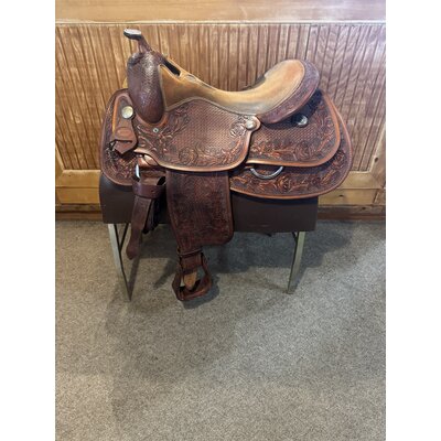 Used Greenville Billy Cook Reining Saddle - 16.5” Regular Tree