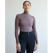 70 Degrees 70° Mesh + Lace Sport Mock LS