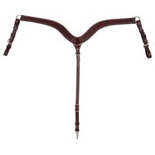 Circle Y Circle Y No Choke Tapered Smooth Breast Collar -