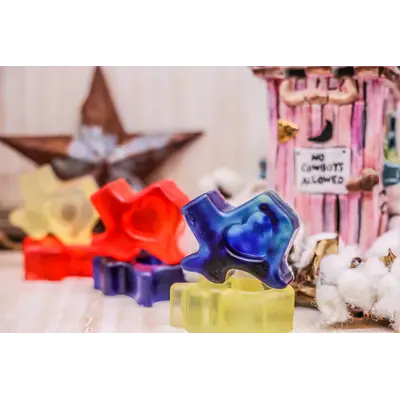 Pony Suds Pony Suds - Custom Shaped Tack Soap - God Bless Texas (3 Pieces)