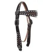 Double J Saddlery Double J - Southwest Diamond Headstall