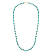 Canvas Style - Albuquerque Tennis Necklace in Turq.