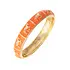 Canvas Style Canvas Style - Horsin Around Sculpted Enamel Hinge Bangle - Orange